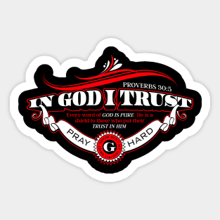 In God I Trust Sticker